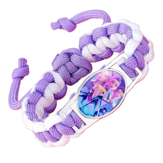 Handmade K-Pop Demon Hunter Bracelet – HUNTRIX Rumi, Mira & Zoey Adjustable Bracelet
