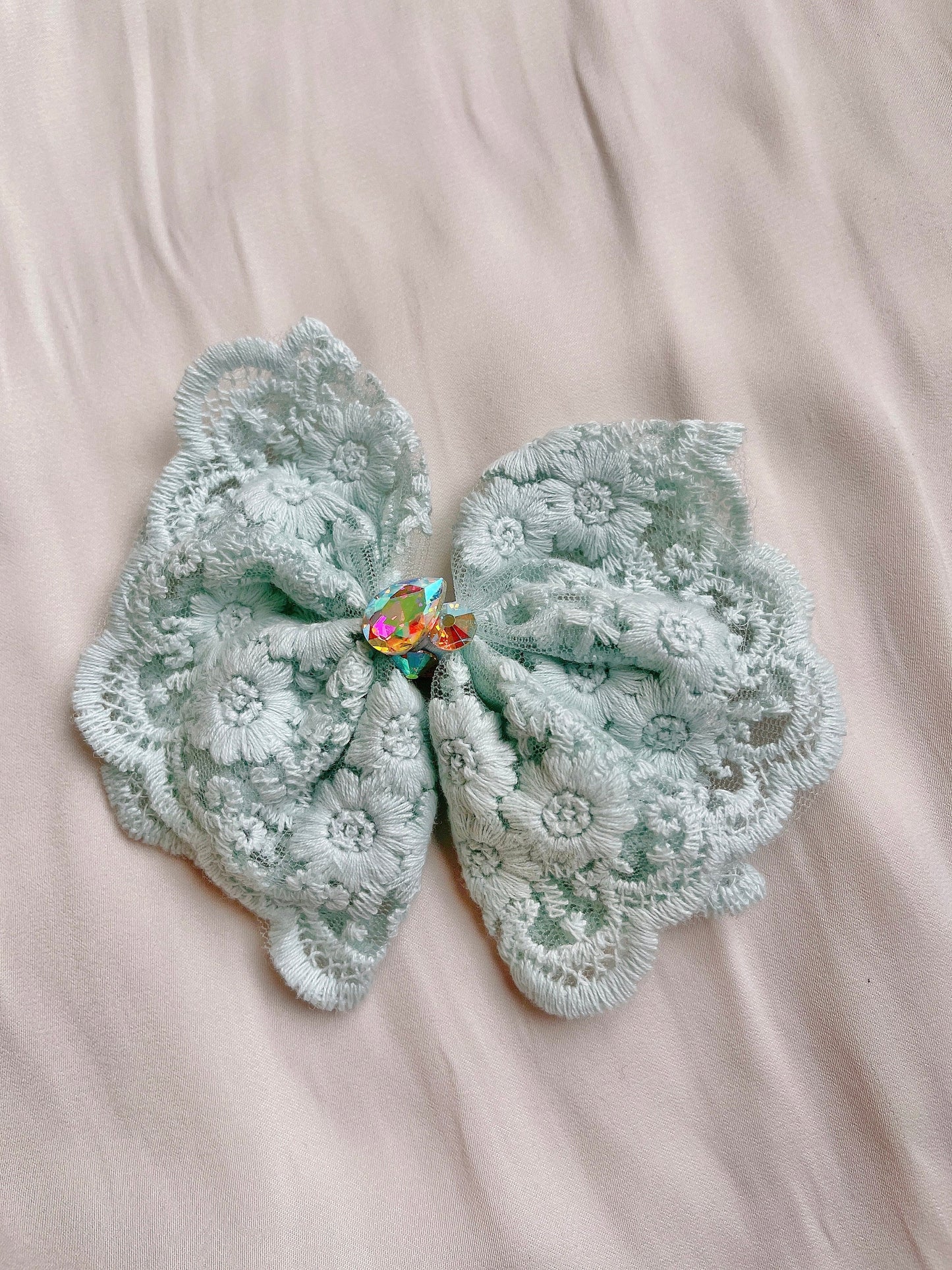 3 colors Lace Baby Bow hair clips, High quality pink white mint color floral bow clip, baby hair clip, toddler kids girl hair accessory gift