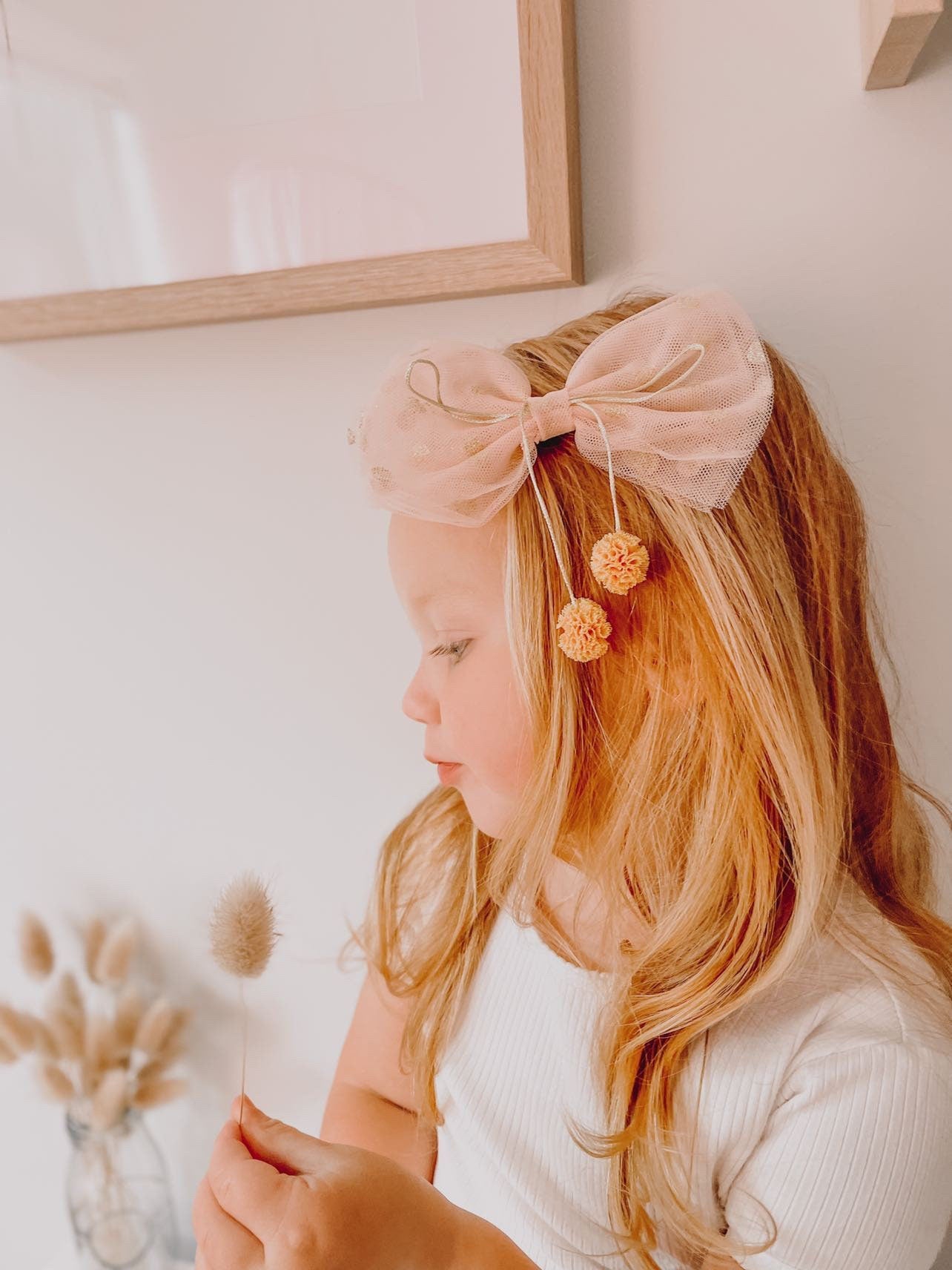 Handmade toddler Girl Large Bow Headbands, Hair clips, pink red yellow cute dots, girl clip, baby shower gift, toddler clip, hair clip