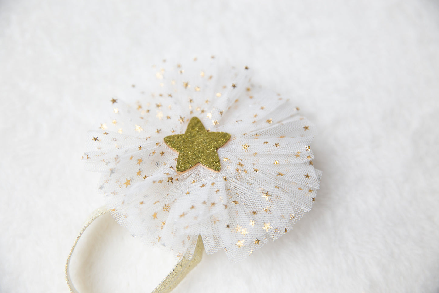 Golden star lace baby headband, toddler headwear headband, newborn headband photography props, one size fits all  yellow headband