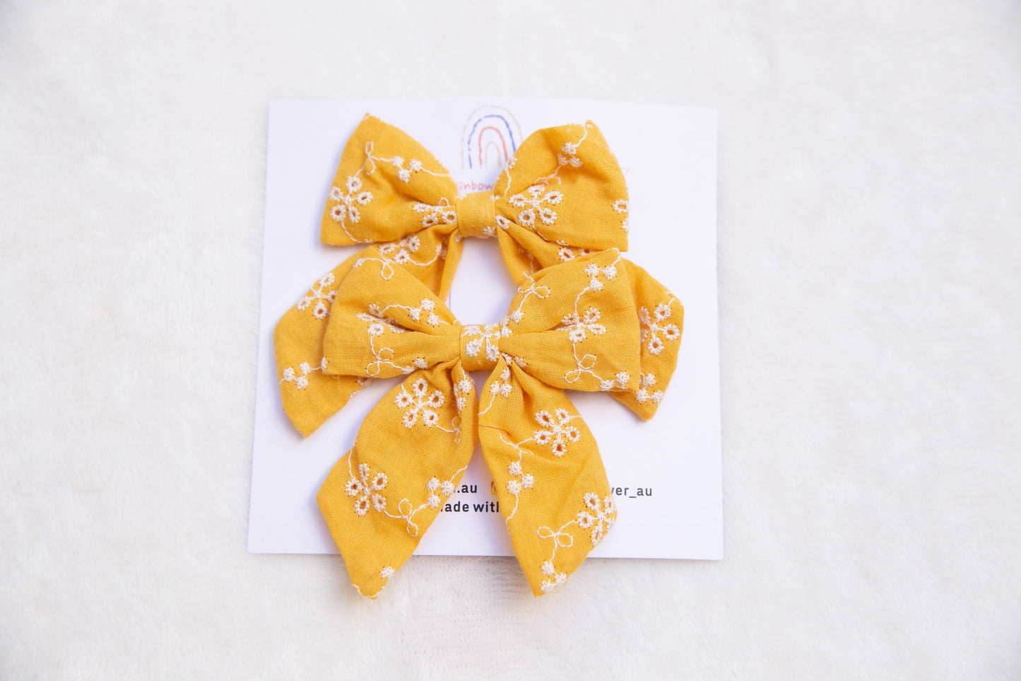 Embroidery Floral Hair Clip, Embroidered daisy Hair Clip, red navy blue yellow pink cute toddler pigtails bow hair clip