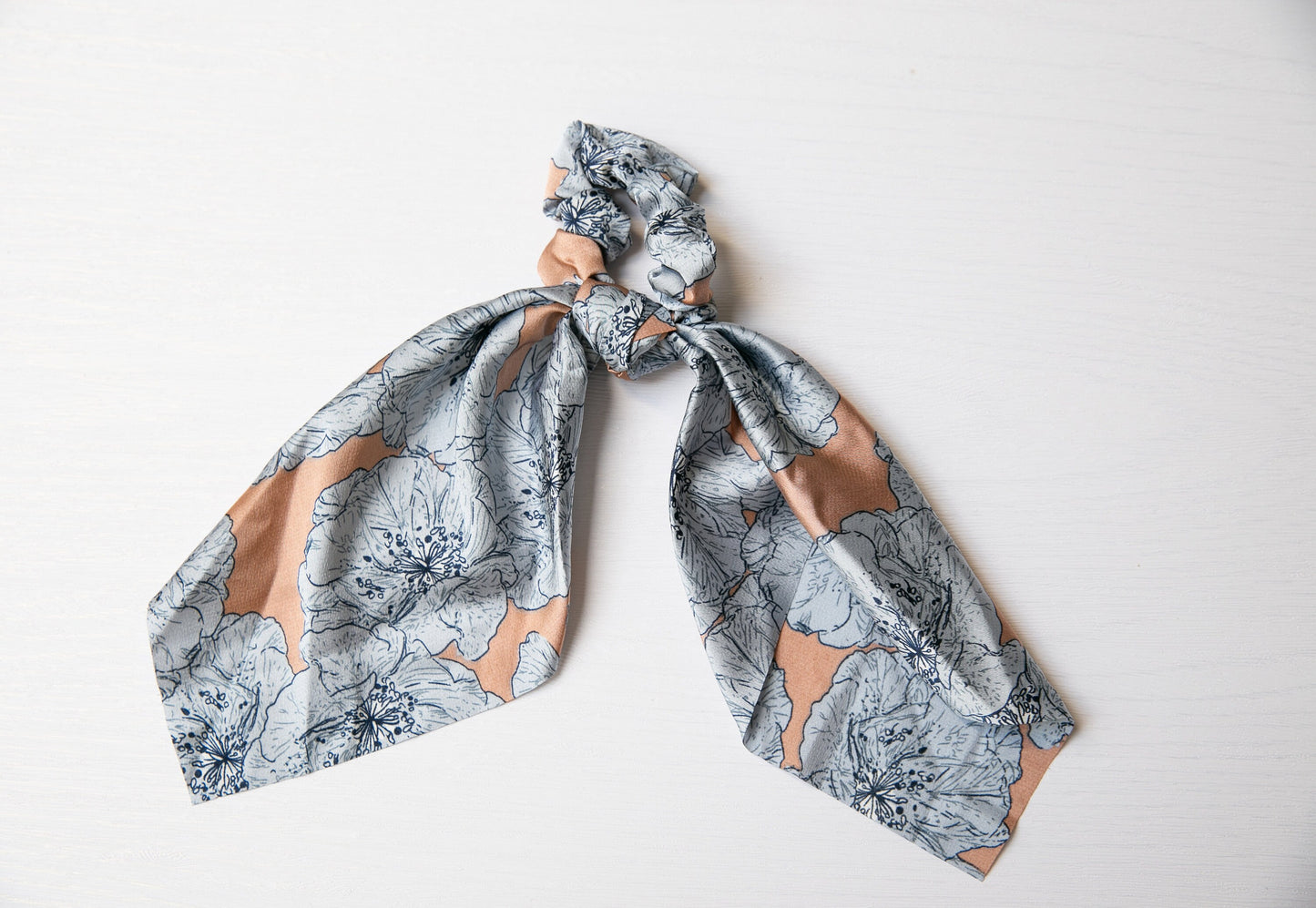 Women Scrunchies Mother's day gift for mum daughter, Hair Scrunchies Scarf, Effortless chic Bohemia Elastic Hair Tie red yellow