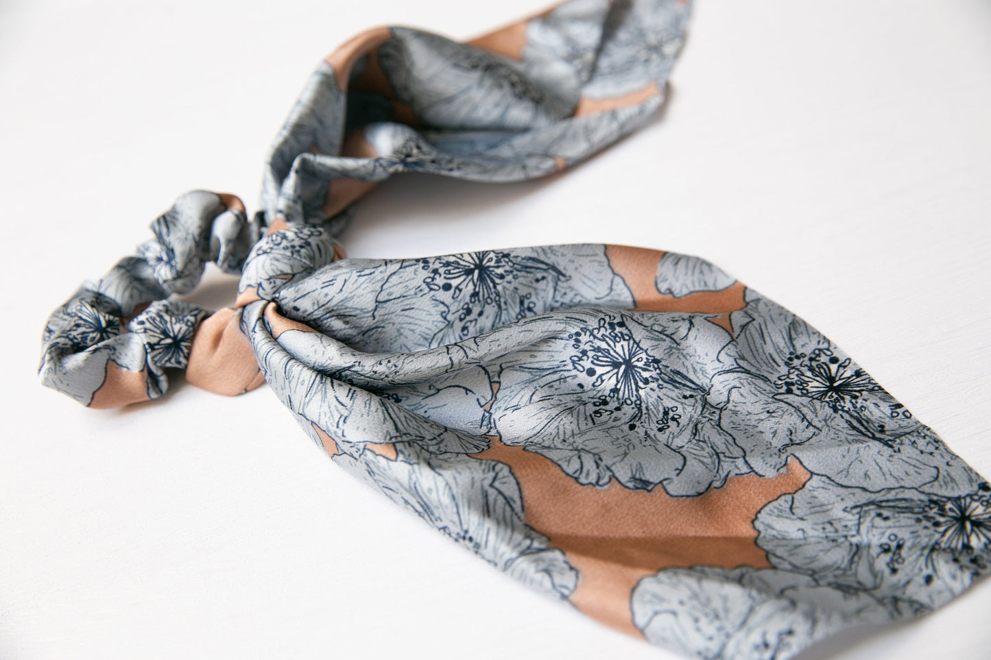 Women Scrunchies Mother's day gift for mum daughter, Hair Scrunchies Scarf, Effortless chic Bohemia Elastic Hair Tie red yellow