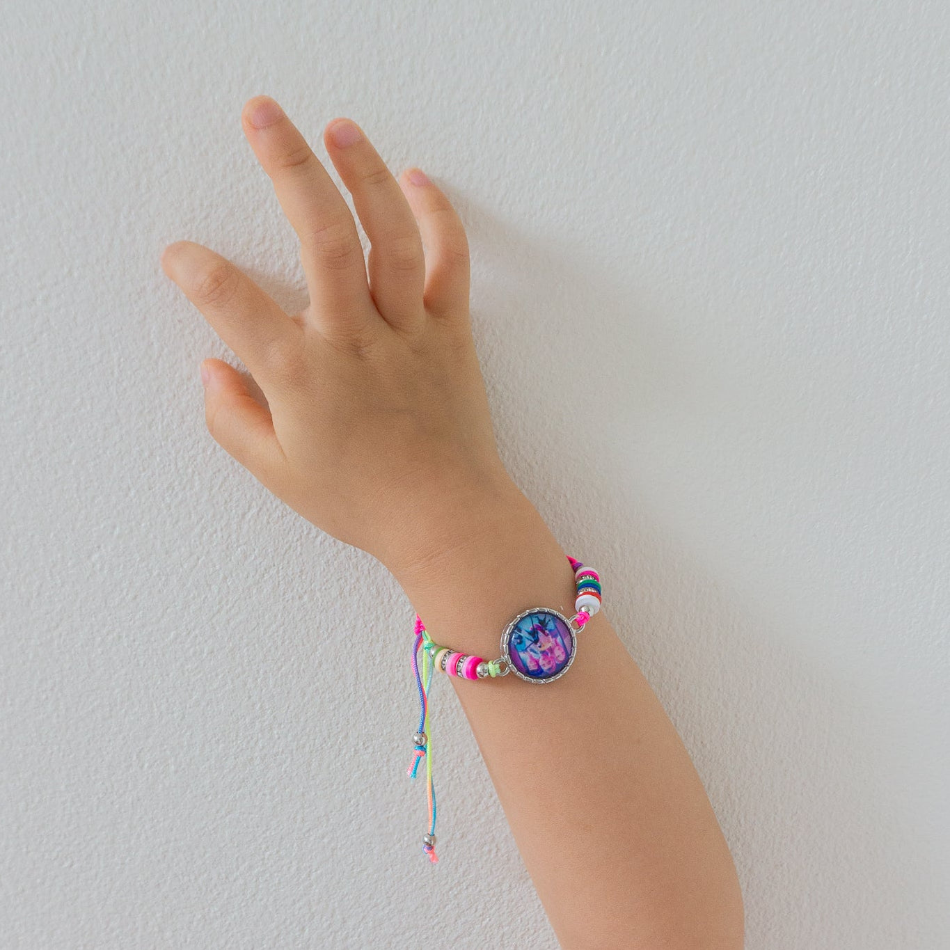 Handmade Rainbow Cord K-Pop Demon Hunter Bracelet – HUNTRIX Rumi, Mira & Zoey Adjustable String Bracelet