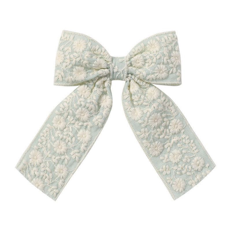 Handmade Vintage Lace Bow Hair Clips 10.8 cm x 13 cm