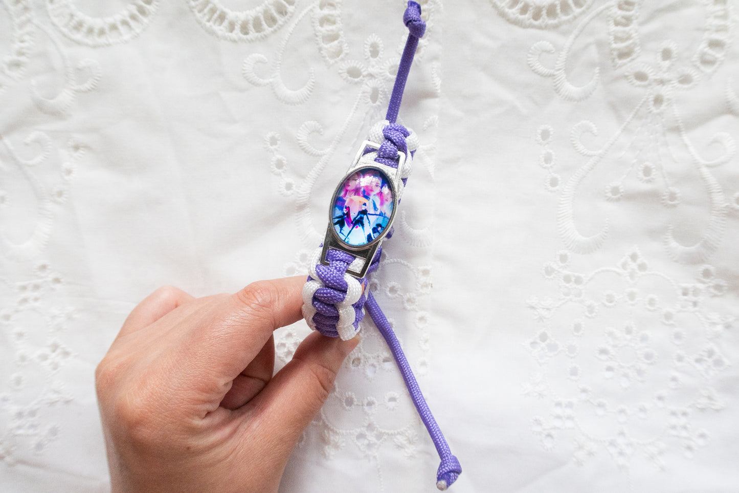 Handmade K-Pop Demon Hunter Bracelet – HUNTRIX Rumi, Mira & Zoey Adjustable Bracelet