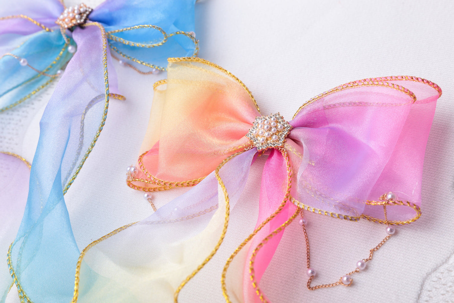 Luxury Huge baby toddler kids children little girl Bows, blue pink, Extra large big fairy bow Unique high end Frozen Elsa princess