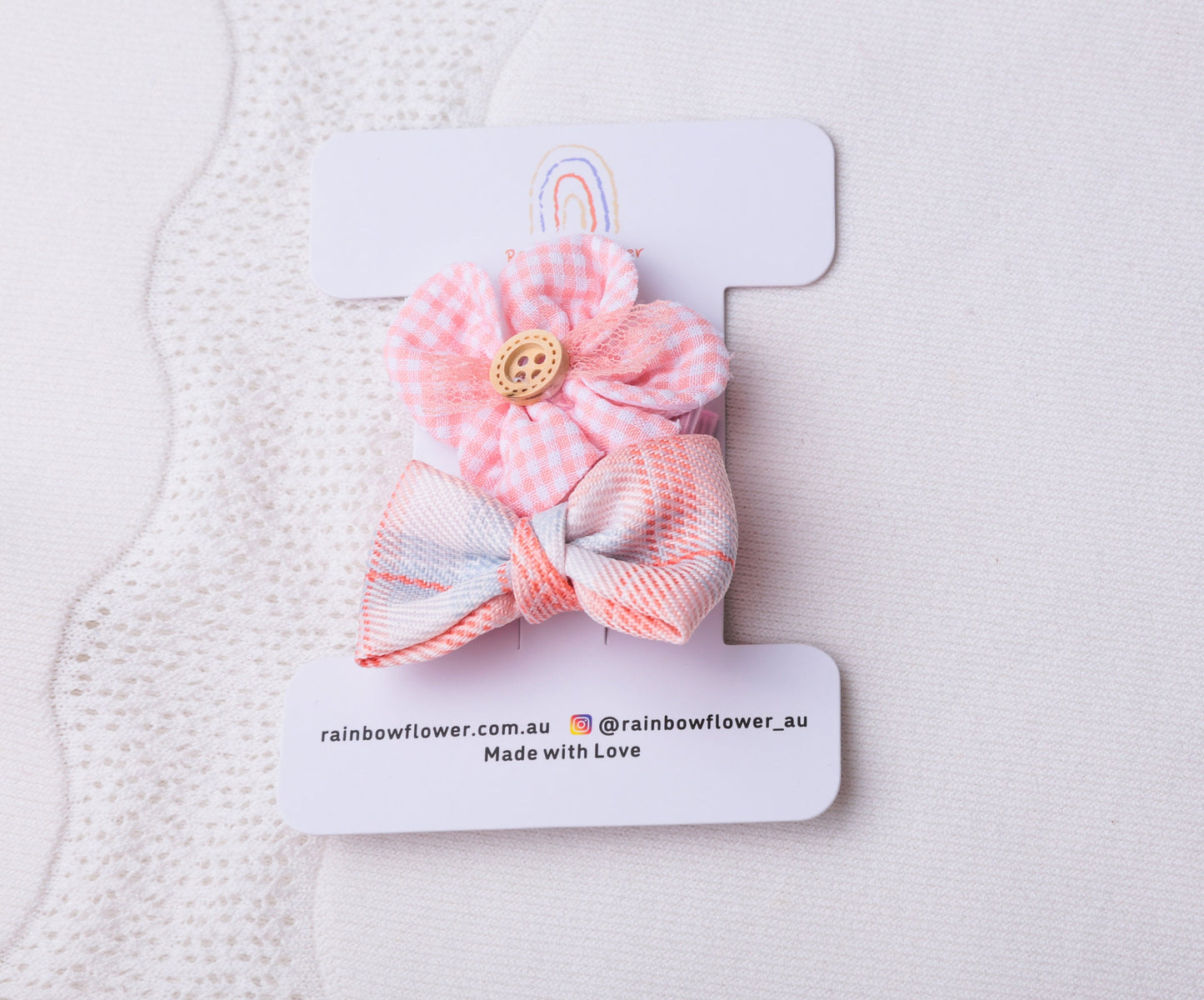 Peach Collection Baby Bows, infant bow, hair clip, girl hair clip, baby shower gift, Snap Clip, Infant bows, Baby Bows,  linen Hair Clip