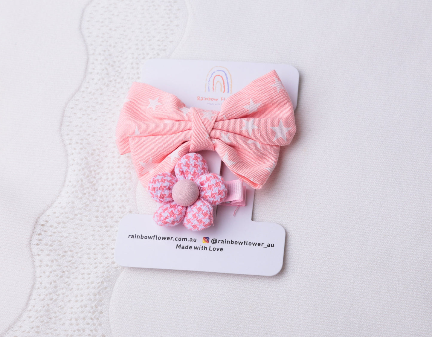 Peach Collection Baby Bows, infant bow, hair clip, girl hair clip, baby shower gift, Snap Clip, Infant bows, Baby Bows,  linen Hair Clip