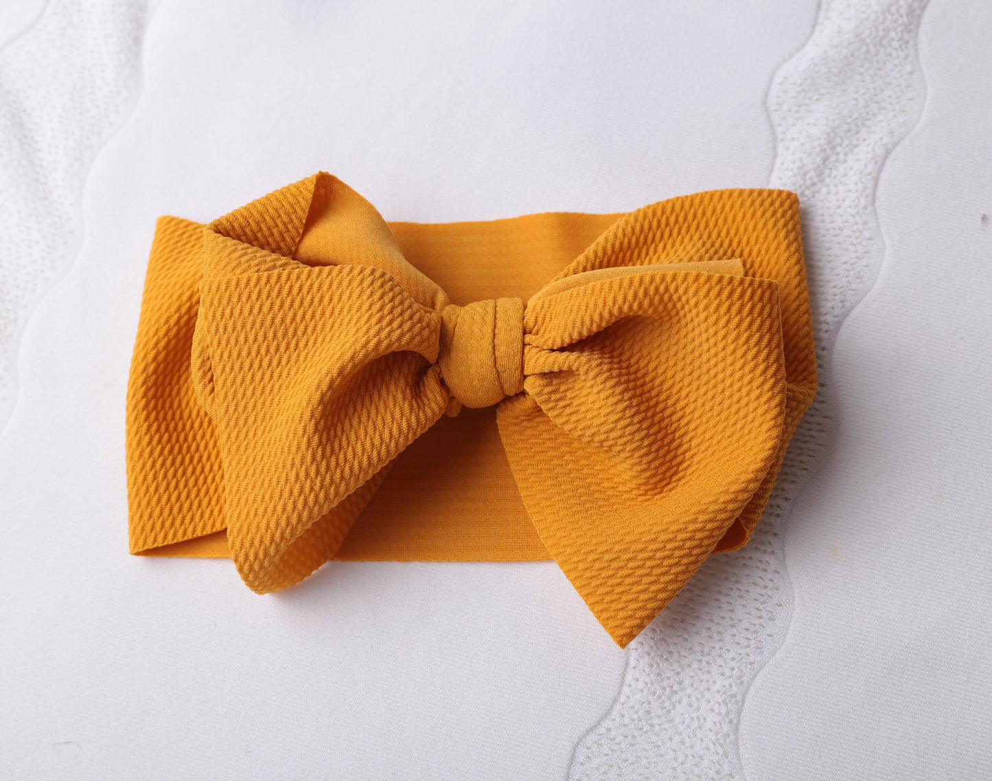 8 colors - Baby Ribbed Headband  Extra Large Top Knot  Bow Girls newborn infant baby toddler soft Headband