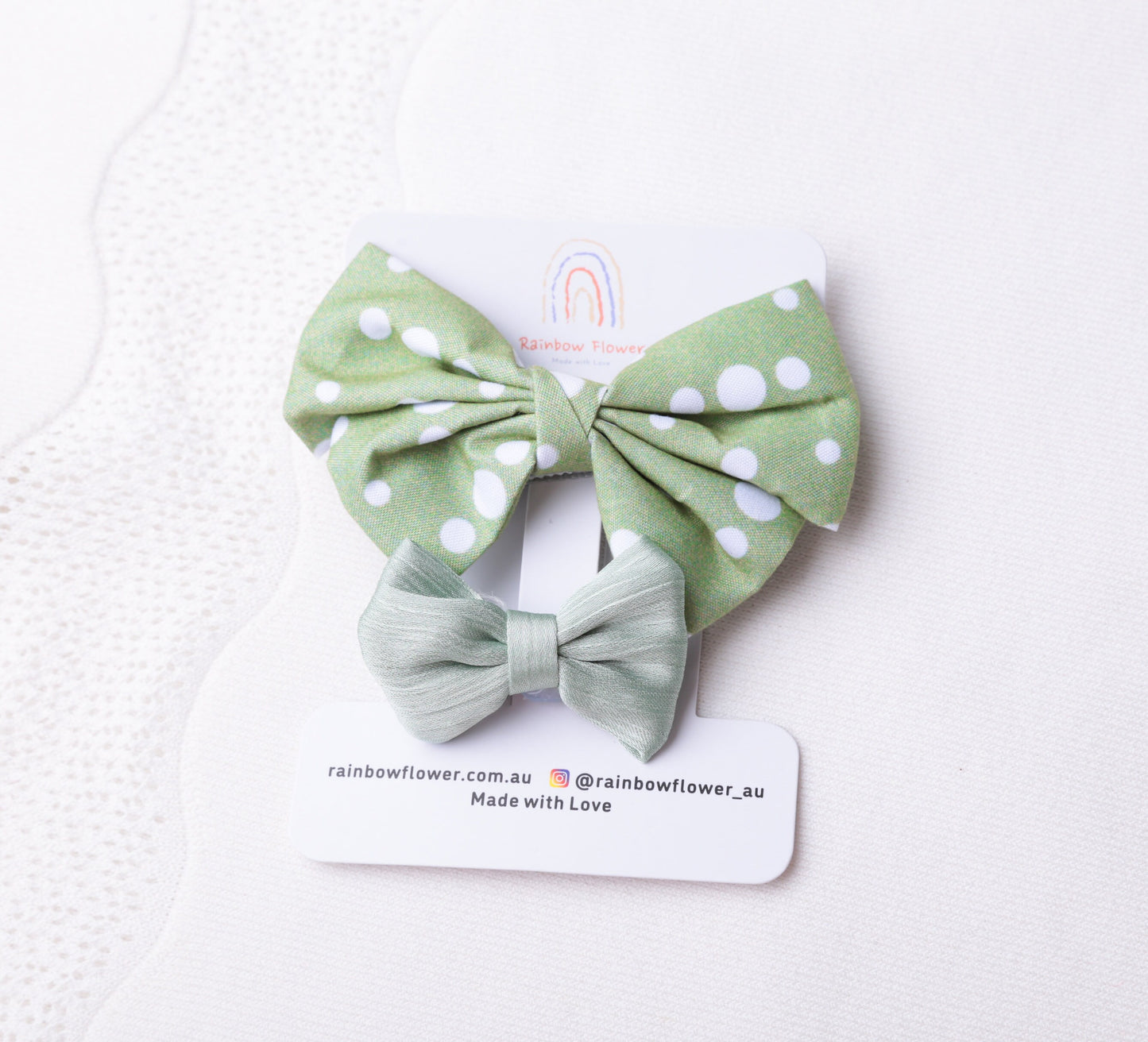 Green Bow hair Clip sets, Toddler baby girl unique Hair clip, Infant butterfly flower linen Hair Clip, baby shower gift, mint floral