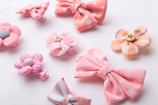 Peach Collection Baby Bows, infant bow, hair clip, girl hair clip, baby shower gift, Snap Clip, Infant bows, Baby Bows,  linen Hair Clip