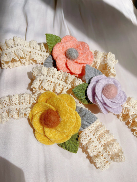 3 colors - Baby toddler flower headband,  flower girl headband, baby flower crown, baby shower gift neutral colours