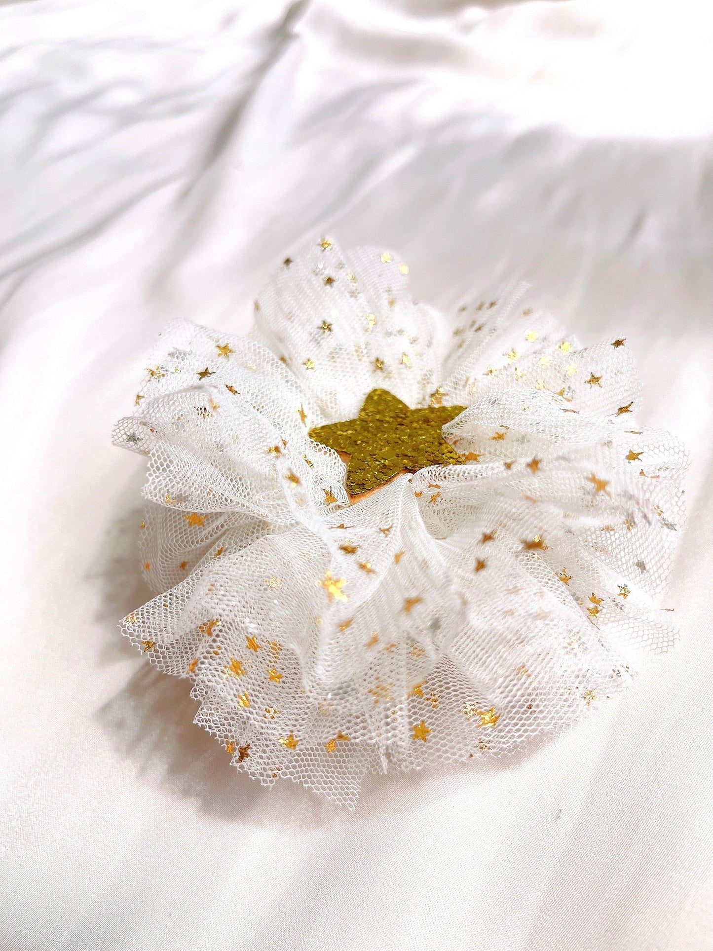 Golden star lace baby headband, toddler headwear headband, newborn headband photography props, one size fits all  yellow headband