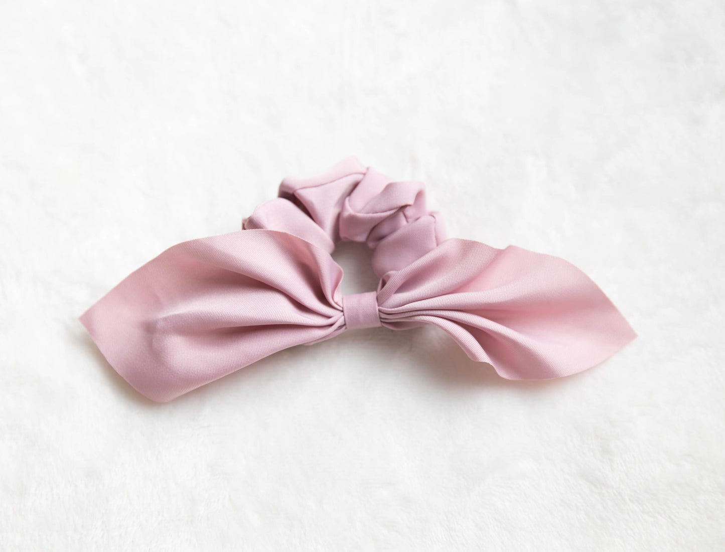 Women Scrunchie Hair Tie, hair scarf, Elastic Hair Tie, student toddler girl cute pink beige blue Scrunchie Scarf gift scarf hair accessory