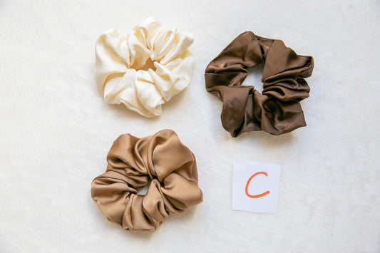 Oversized Satin Scrunchies, Mothers day gift, soft extra large xl scrunchies, Hair Ties, Hair Elastic, Hair Accessories, luxe scrunchies