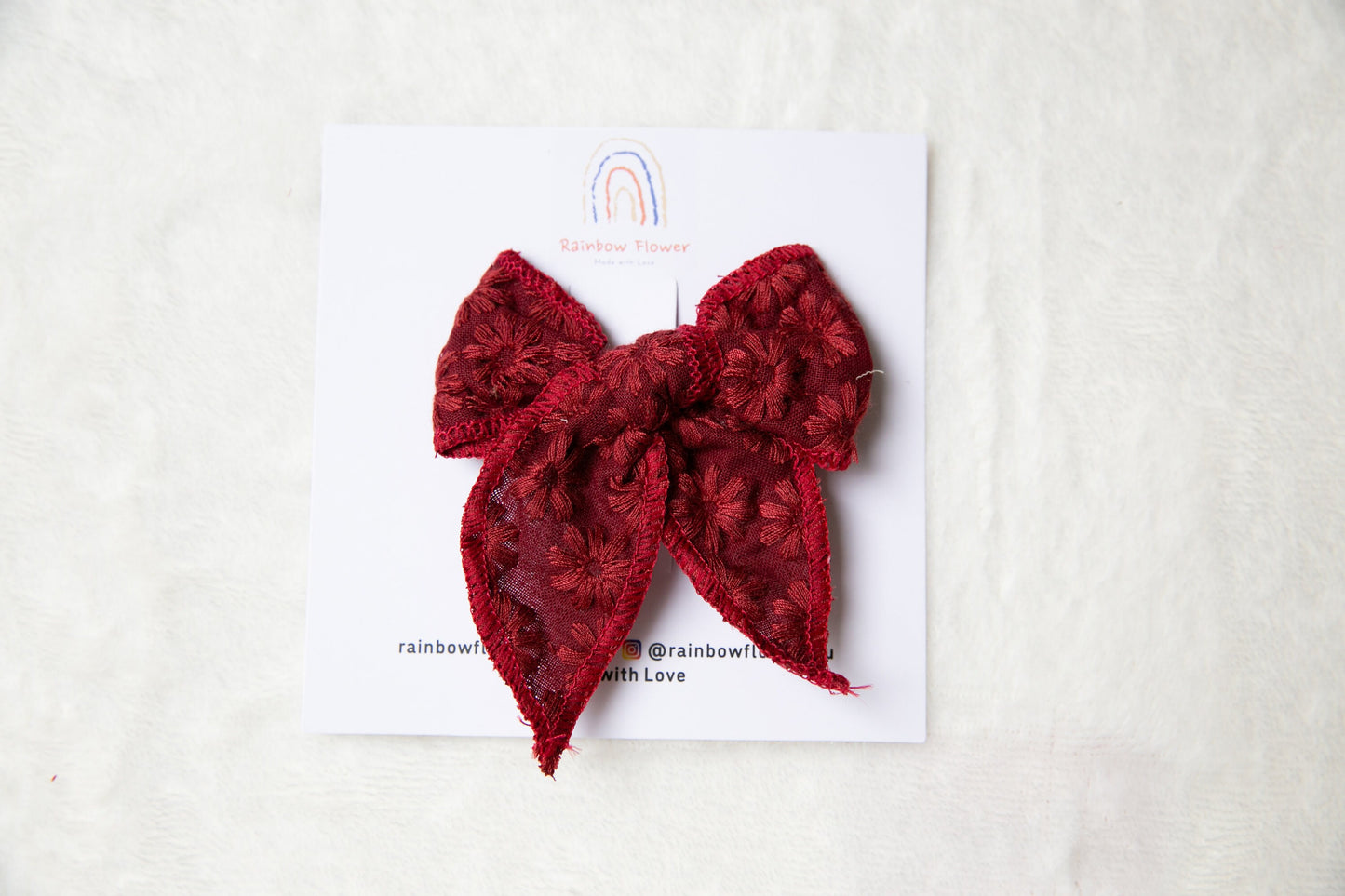 Embroidery floral Baby toddler bows boho collection embroided bow, school bow, high quality Embroidery flower pink navy ribbon bow hair clip