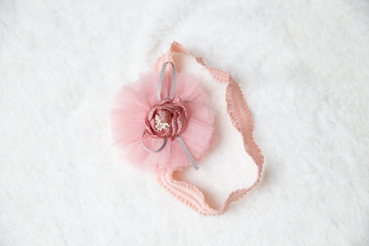 Pink Red floral lace baby headband, toddler headwear headband, newborn headband photography props, one size fits all