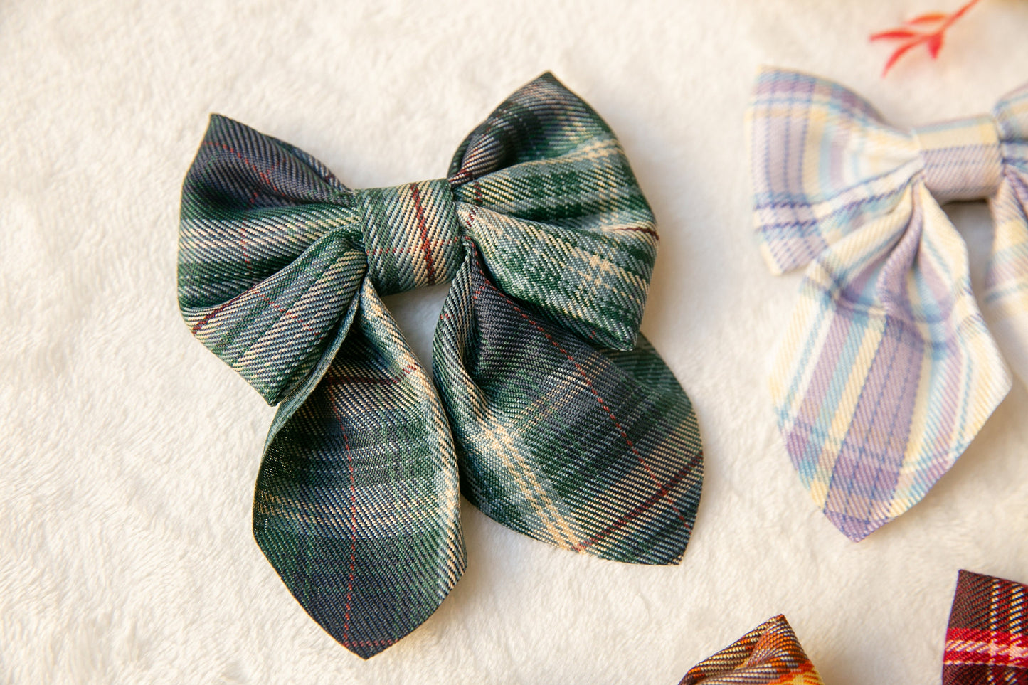 Oversize Gingham toddler hair clip, plaid pattern student hair bow for baby kids girls, Aussie made, baby bow clip, girl hair accessory