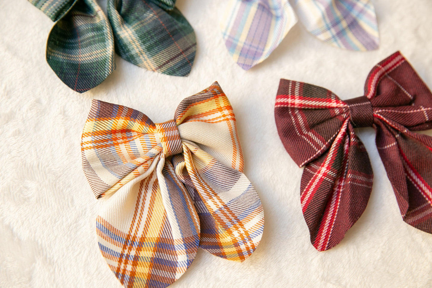 Oversize Gingham toddler hair clip, plaid pattern student hair bow for baby kids girls, Aussie made, baby bow clip, girl hair accessory