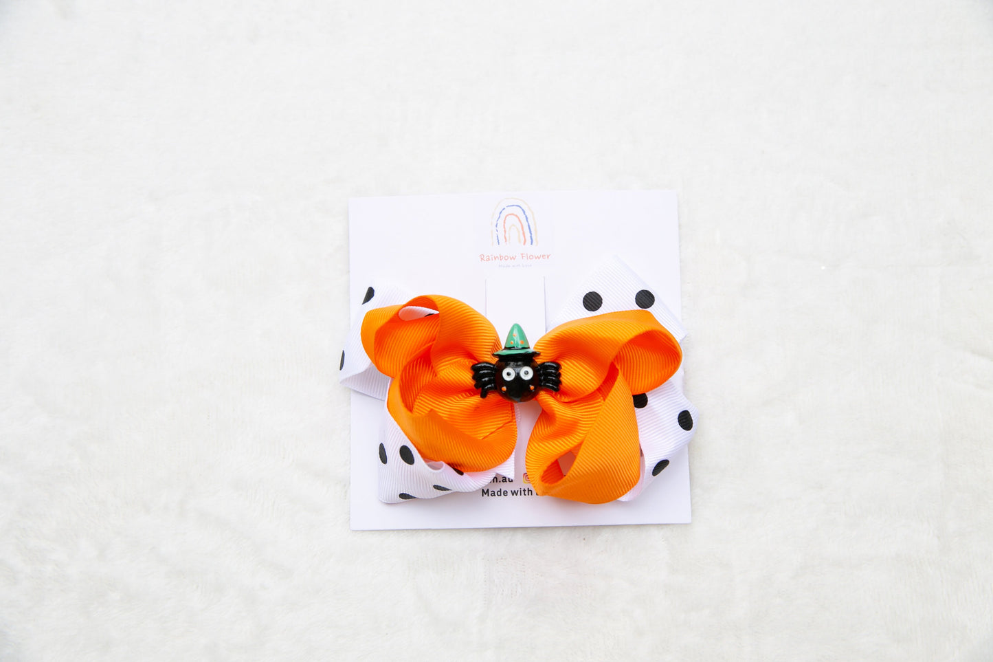 2024 Halloween bow hair clip for baby girl toddler kids, big oversize spooky pumpkin spider cute ghost hair bow clips trick or treat event