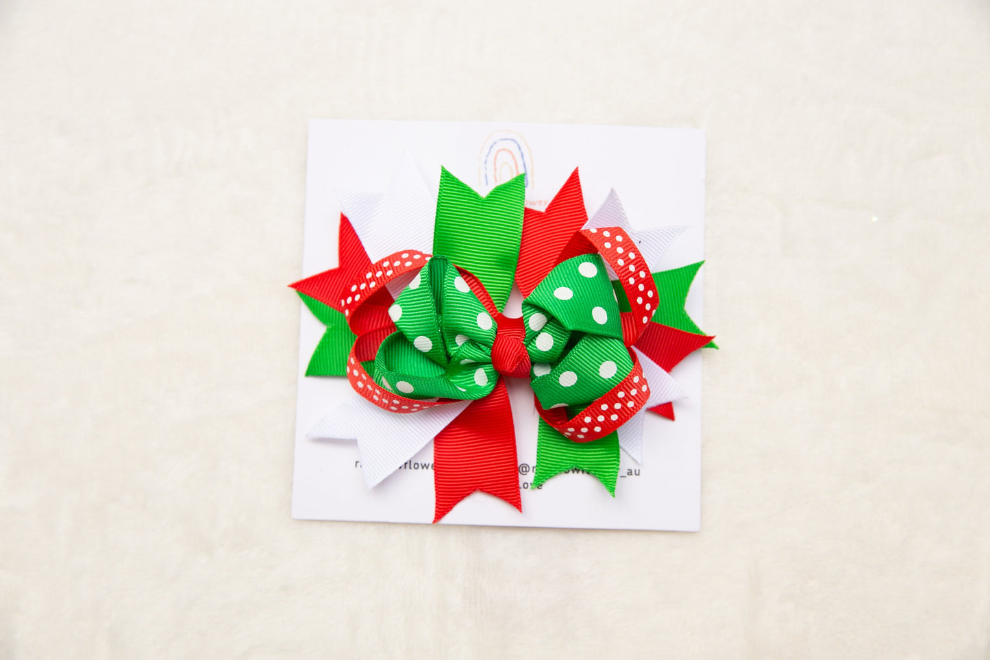 BIG Christmas bow hair clips 10X13 cm for baby toddler girl kids, 2023 Christmas gift glitter red green snowflake ribbon bow party accessory