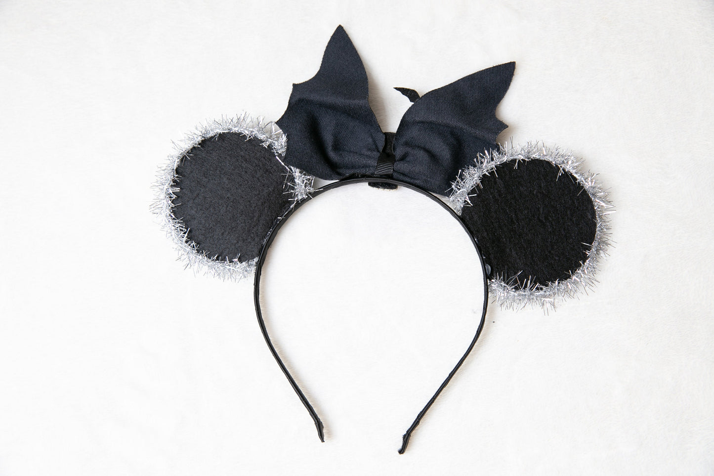 Spooky Skull Oversized Women teen girls Halloween headband Headpiece, cute Mickey mouse ears, hair loop halloween party Costume accessory