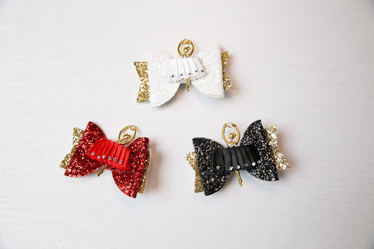 Unique Delicate Ballet Dancing Girl Bow Hair Clip, decorated with multiple rhinestone,  dancer girl hair, performance party Hair Accessories