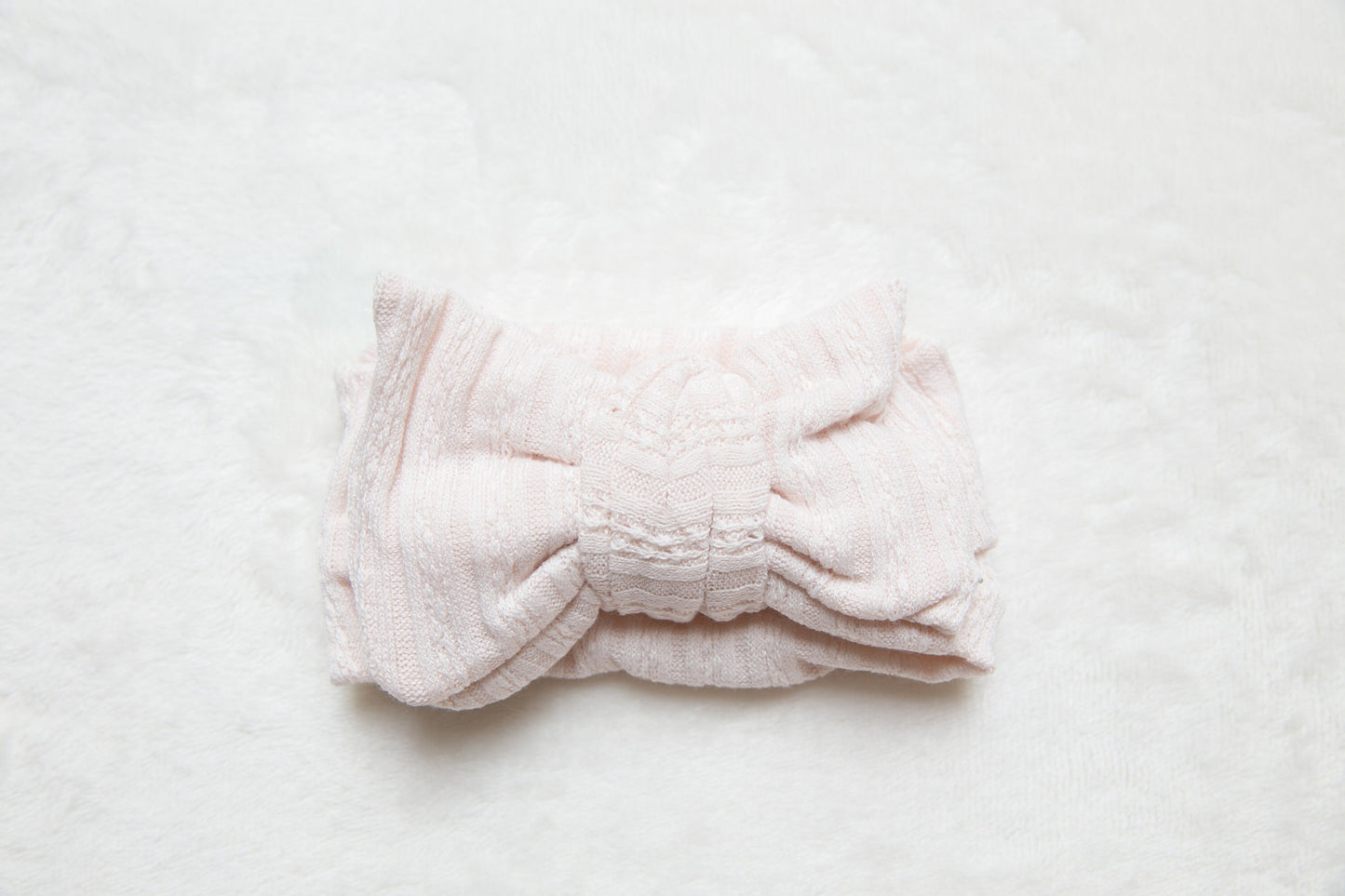 Big bow chunky knit bow headband, soft super stretch strong hold head bow baby headband toddler girl bow topknot headband 6months - 2year