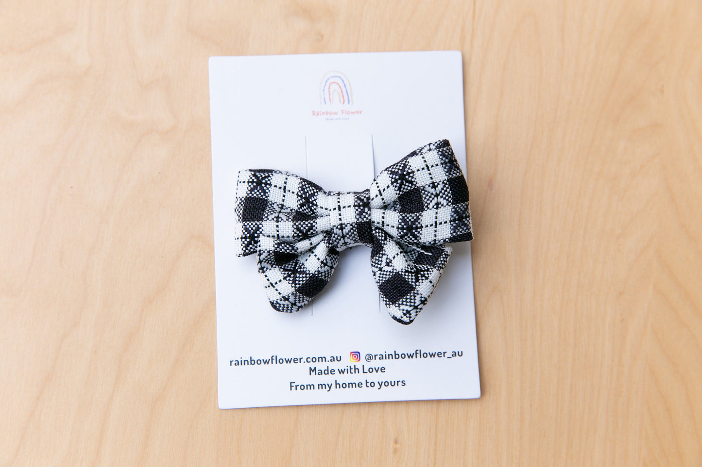 Australian Primary School Girls hair clip, handmade high quality hair bow aligator clip blue green black accessory Uniform Plaid Hair Clip