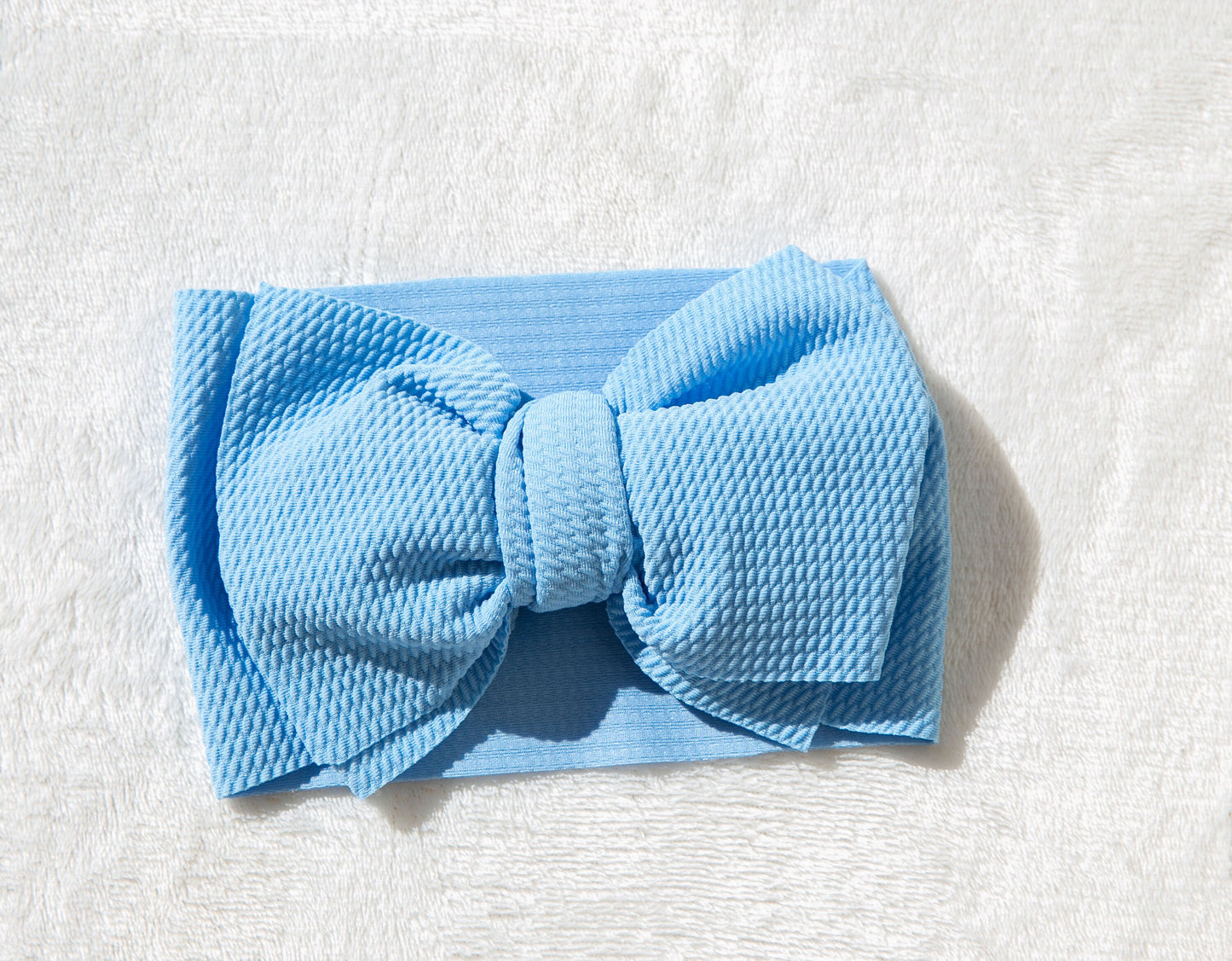 8 colors - Baby Ribbed Headband  Extra Large Top Knot  Bow Girls newborn infant baby toddler soft Headband