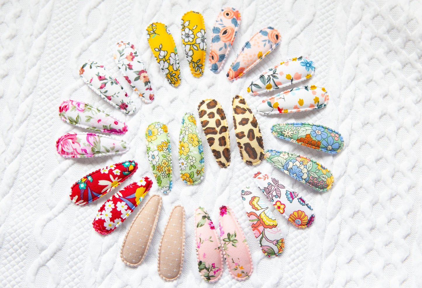 Toddler Girl Floral Hair Accessories Fabric Slide Clips Unique beautiful baby hair clips flower hair clips embroidery hair pin everyday use