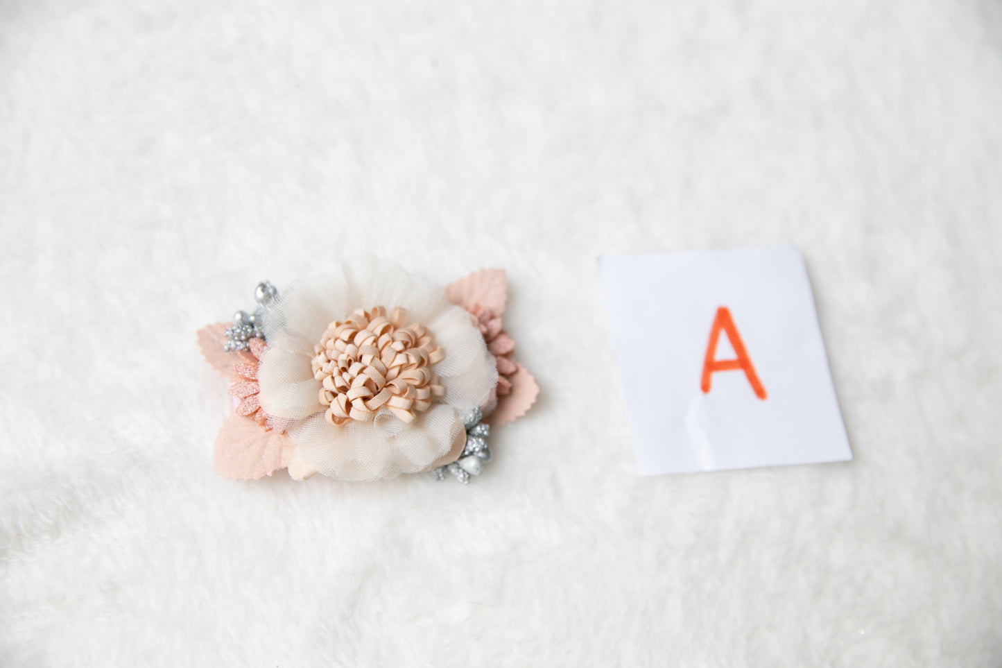 Wedding girl Rose Pink Peach blooms clip