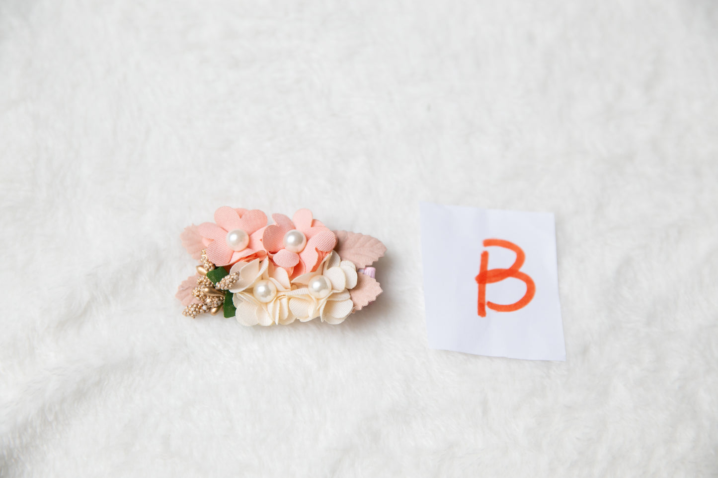 Wedding girl Rose Pink Peach blooms clip