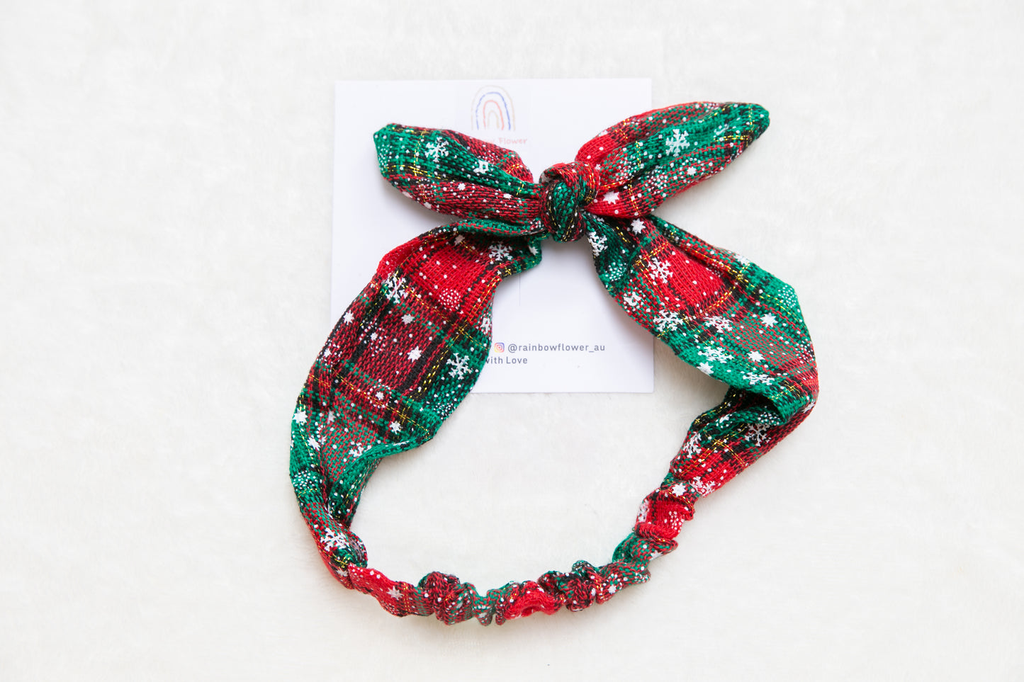 Christmas women Headband Soft and Stretchy snowflakes