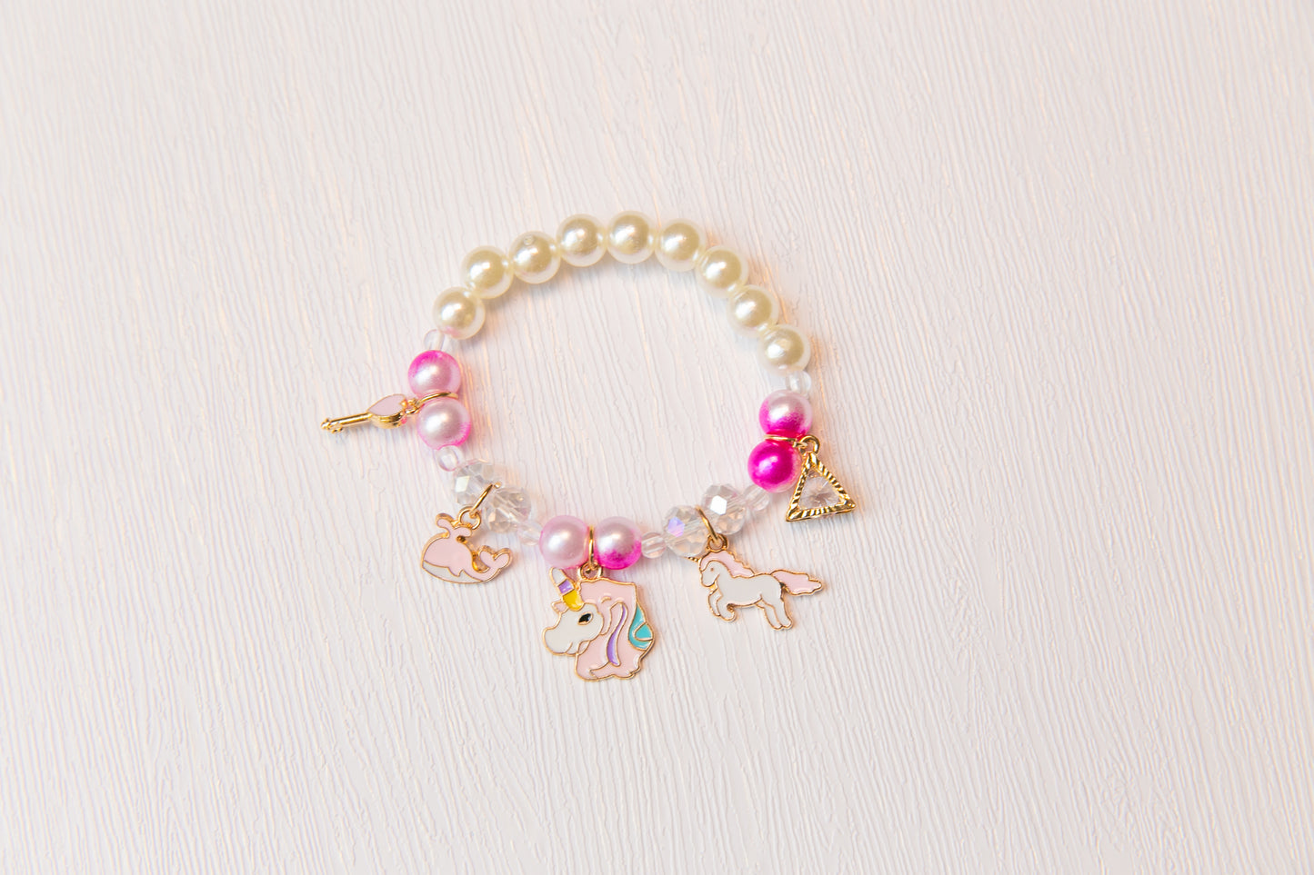 High Quality girl charm bracelet, toddler kids Elephant Doraemon Unicorn Butterfly rhinestone bracelet, flower girl gift jewelery for kids