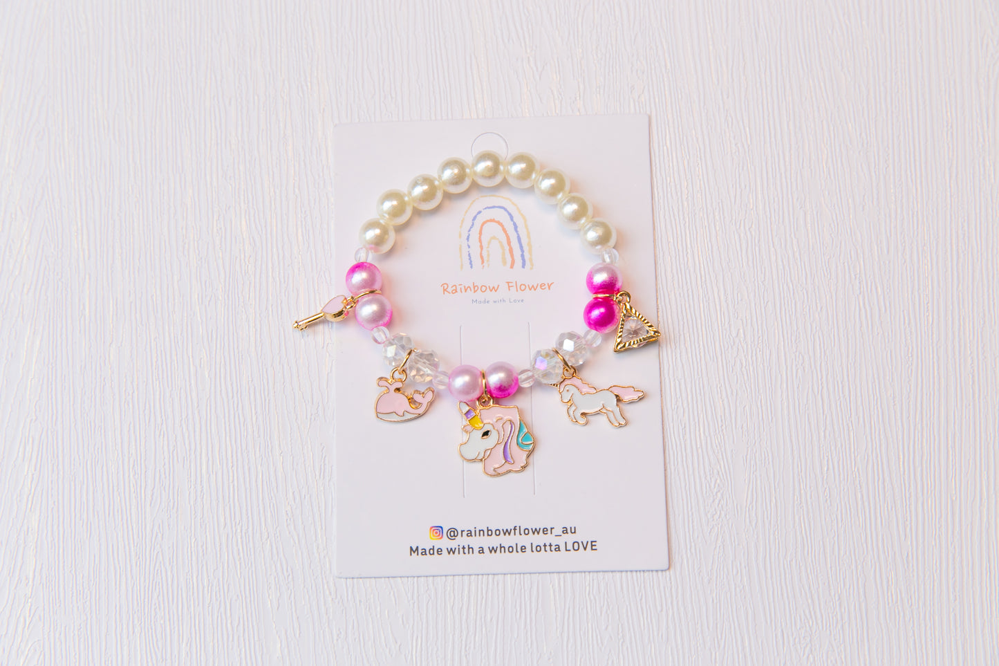 High Quality girl charm bracelet, toddler kids Elephant Doraemon Unicorn Butterfly rhinestone bracelet, flower girl gift jewelery for kids