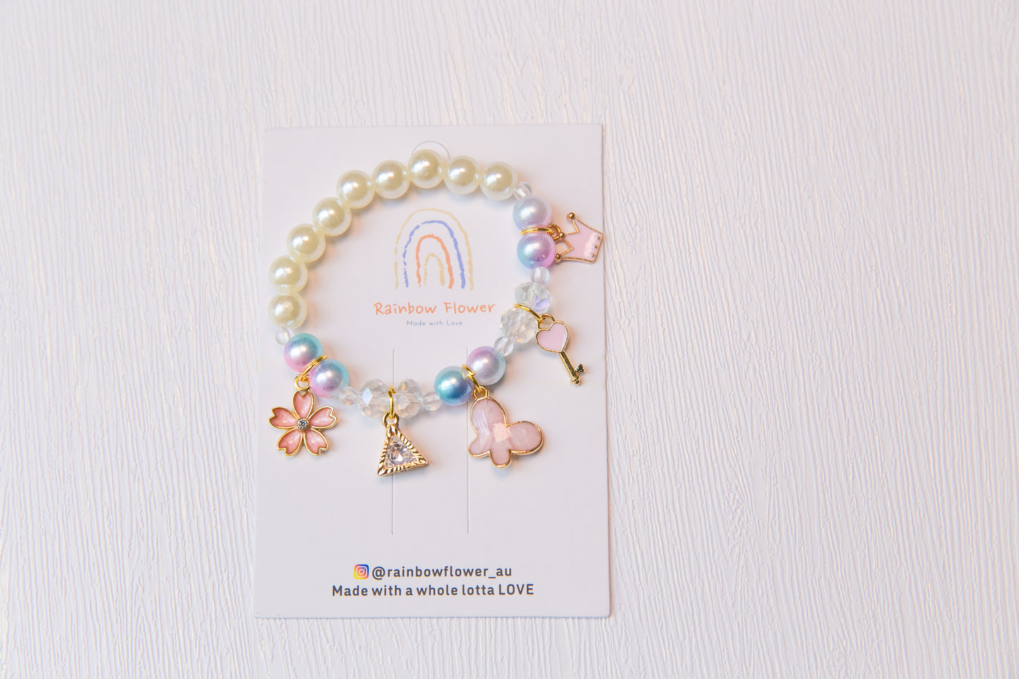 High Quality girl charm bracelet, toddler kids Elephant Doraemon Unicorn Butterfly rhinestone bracelet, flower girl gift jewelery for kids